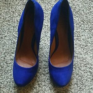 Schutz Royal Blue Pumps